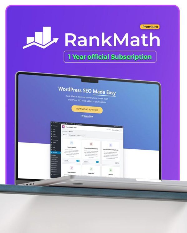 Rank Math Pro Subscription ( Lifetime )