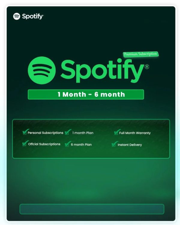 Spotify Premium Subscription