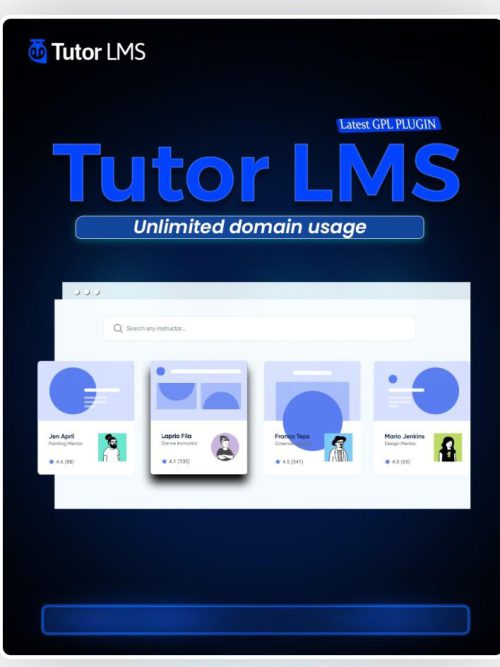 Tutor LMS Premium – LMS Plugin – GPL