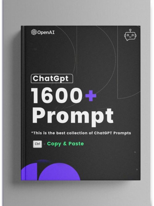 Best 1600+ ChatGpt Prompts Templates PDF