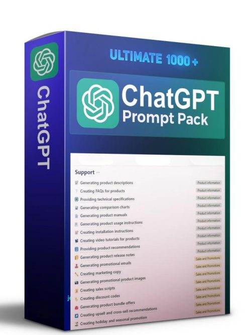 Best 1000+ ChatGpt Prompts Pack PDF Free