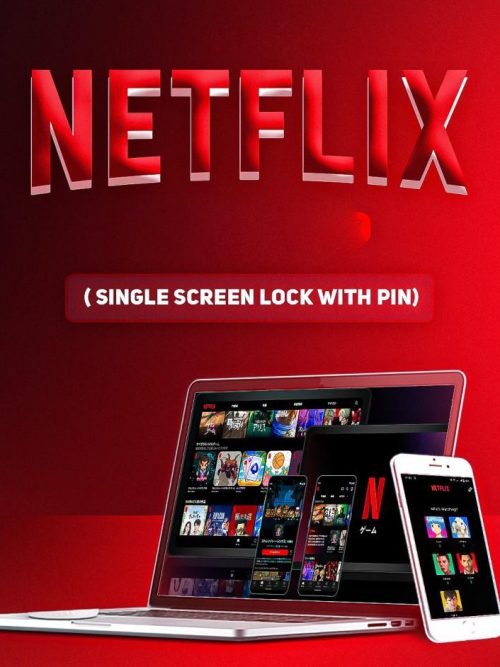 Netflix Subscription 1-12 Month Single Screen