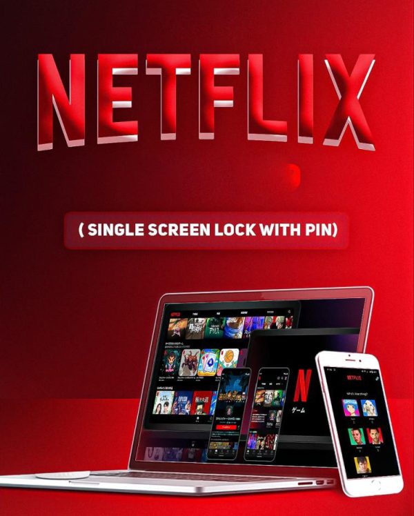 Netflix Subscription 1-12 Month Single Screen